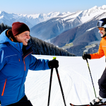 Ski Instructor with Family**

"A professional ski instructor, fully clothed in winter ski gear, giving a lesson to a family with young children on a gentle slope. Background shows a picturesque snow-covered mountain scene with skiers. Everyone is smiling and appears to be enjoying themselves. Safe for work, appropriate content, family-friendly, perfect anatomy, natural proportions, well-formed hands, proper finger count, professional photography, high quality, daytime scene, bright lighting, modest clothing."

**