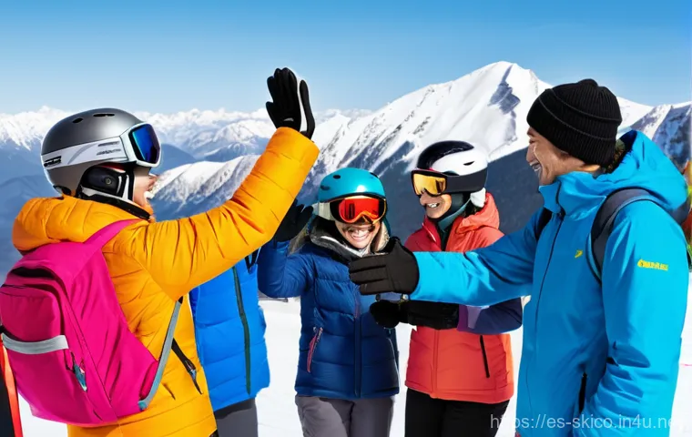 스키 강사의 다문화 고객 응대 사례 - **Prompt 2: Modern Learning with Visual Aids and Technology**
    "An interactive ski lesson taking ...