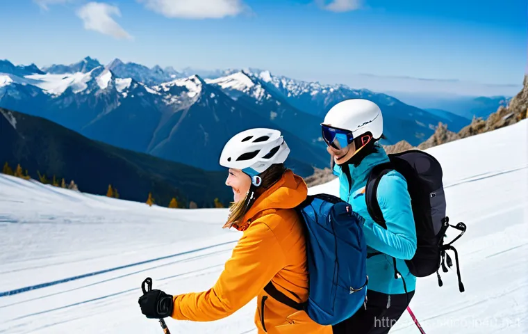 스키 강사의 강의 피드백 활용 - "A professional ski instructor and their student are seated comfortably in a warm, inviting ski lodg...