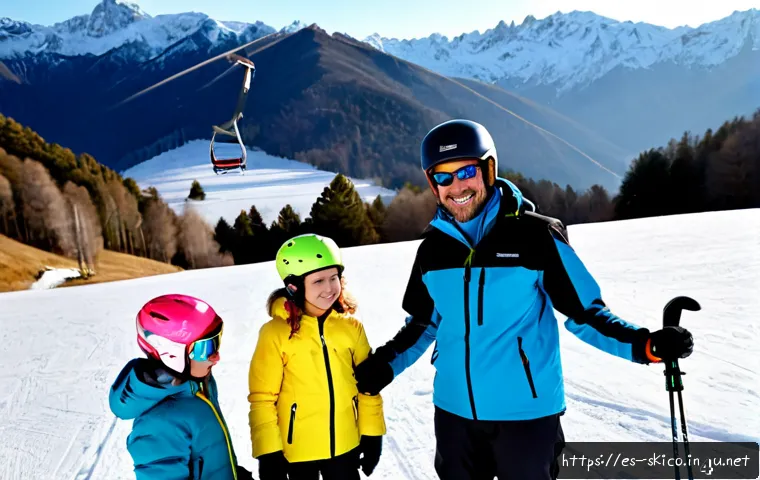 스키 강사의 장기 고객 관계 유지 비결 - Photorealistic winter scene at a sunny Spanish Pyrenees ski resort, friendly ski instructor in profe...